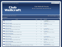 Tablet Screenshot of clubwellcraft.com